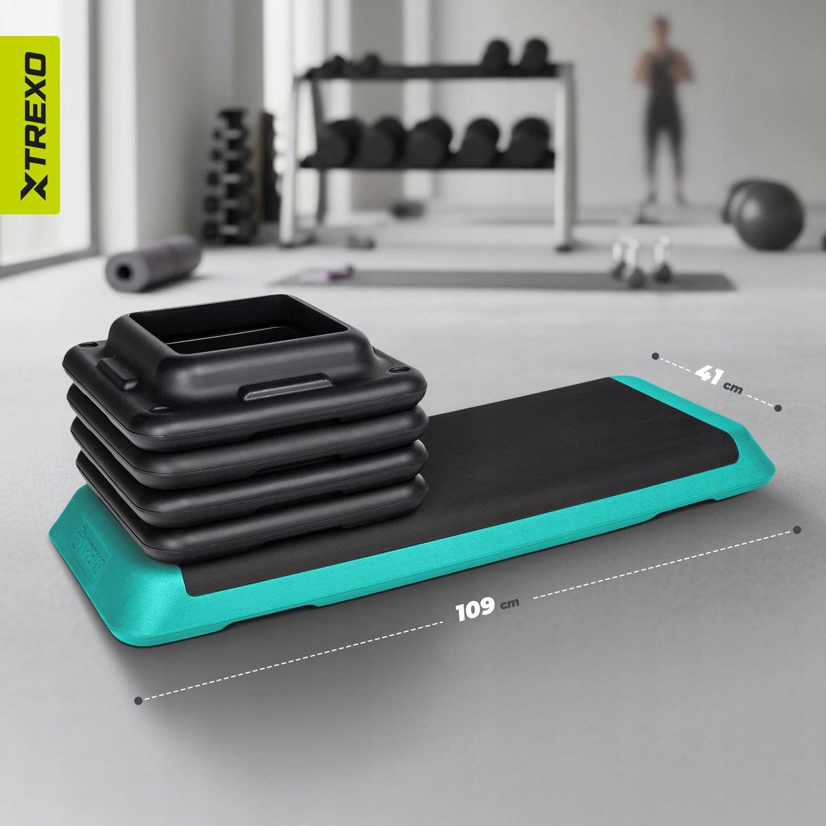 Step for aerobics XTREXO Aerobic AS01 109x41x11 cm 3 STEP ADJUSTMENT Brand Xtrexo