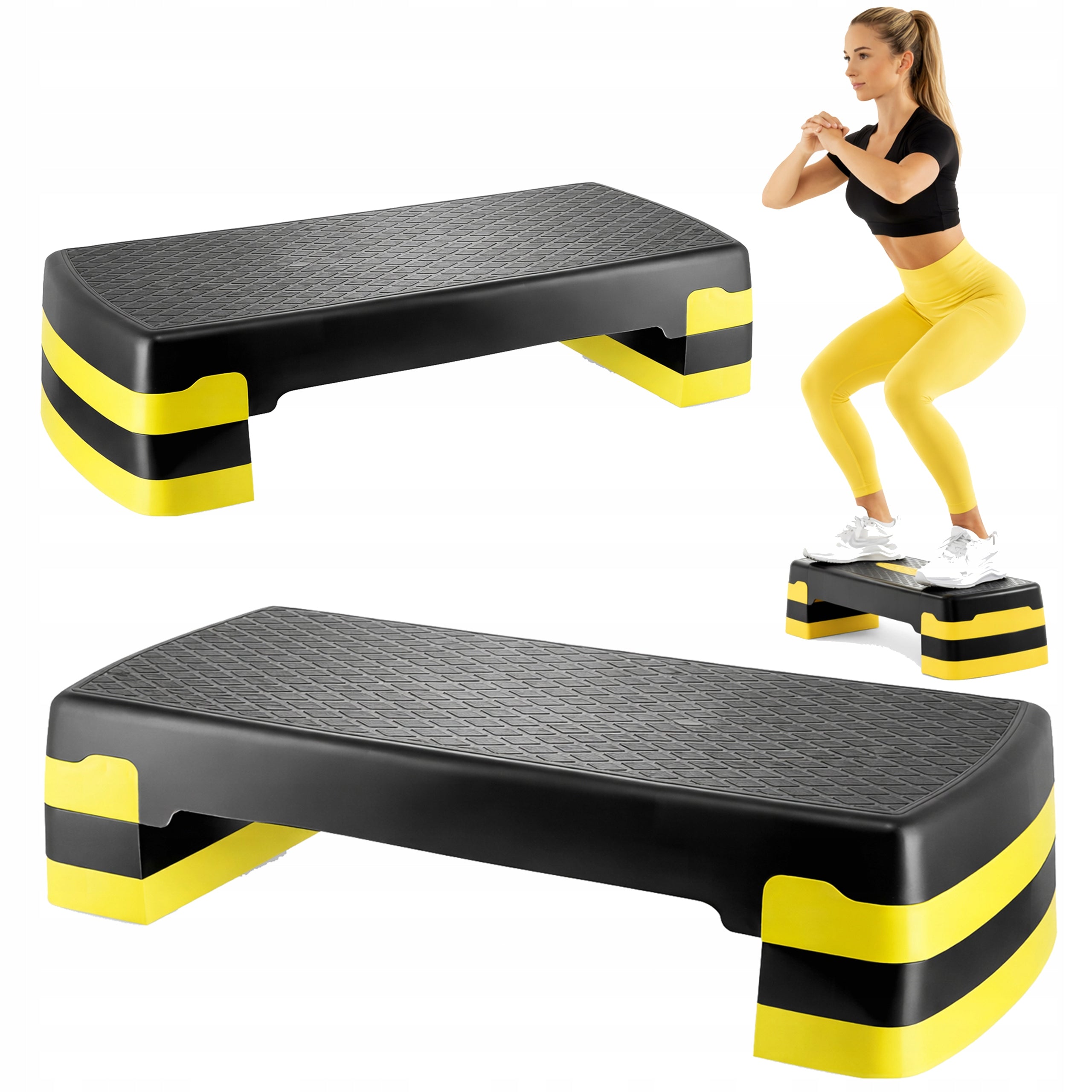 Stepper Fitness Aerobic Exercise Stepper 2 Degree Adjustable R2