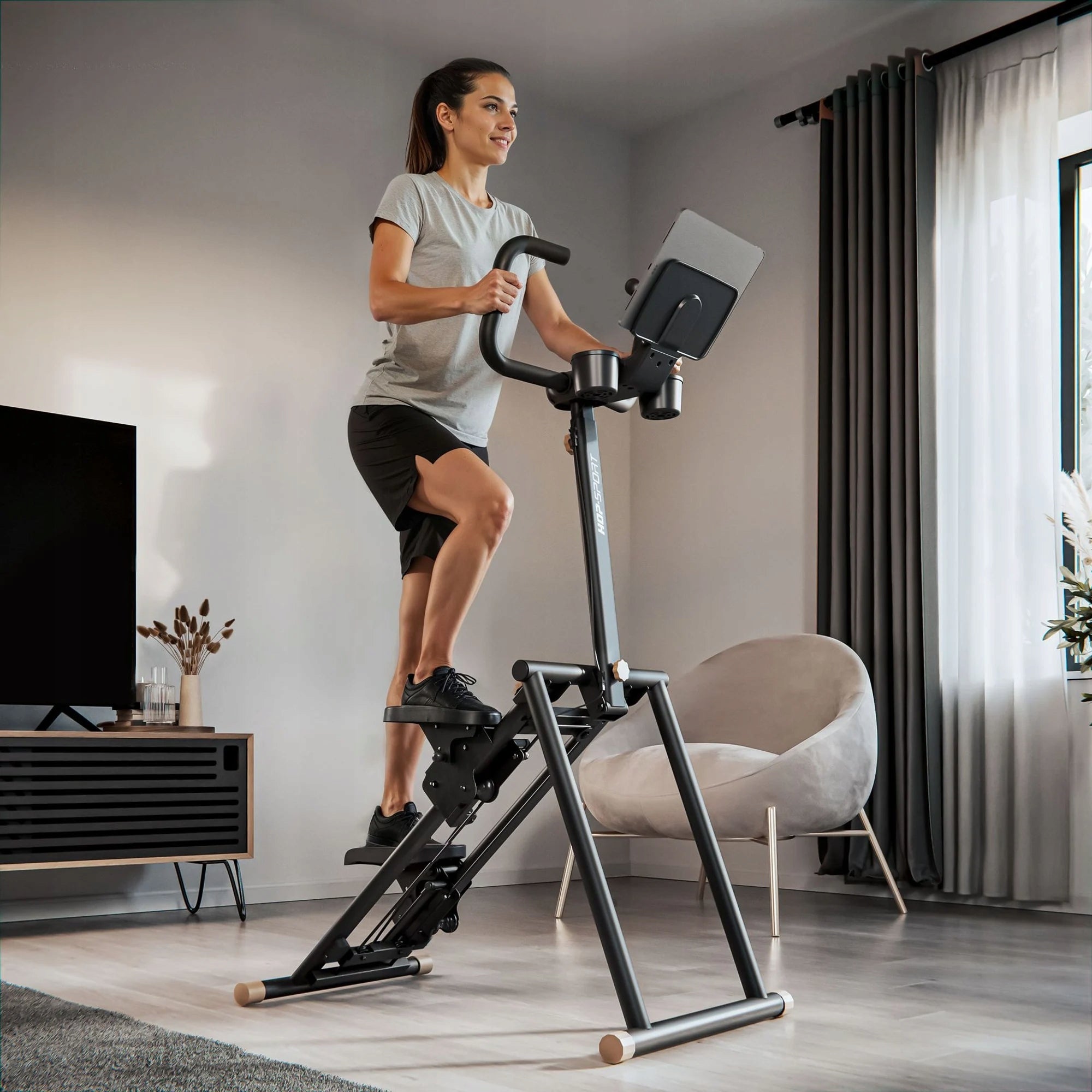 Stepper Staircase Folding Adjustable Home Training Climber up to 120kg Packaging status original
