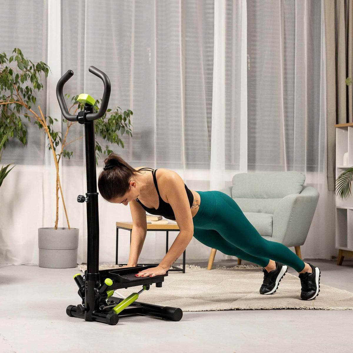 Stepper Twisted Commune with Expanders Home Exercise Trainer Brand Hop-Sport