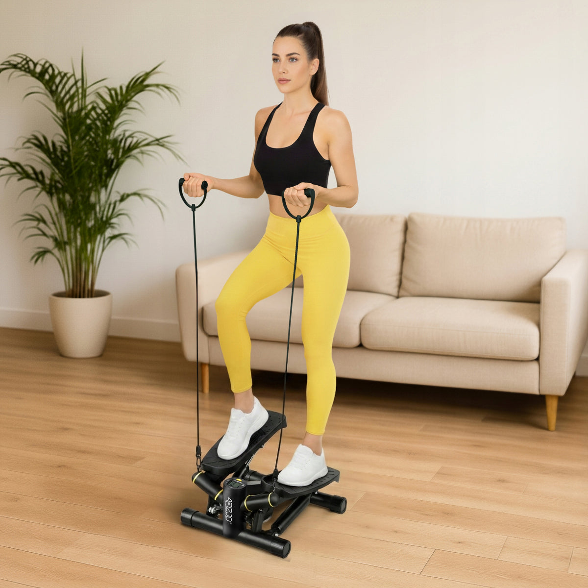 Stepper Twisted With Ropes For Home Fitness Exercise Counter Lcd Step LITE EAN (GTIN) 5905973408448