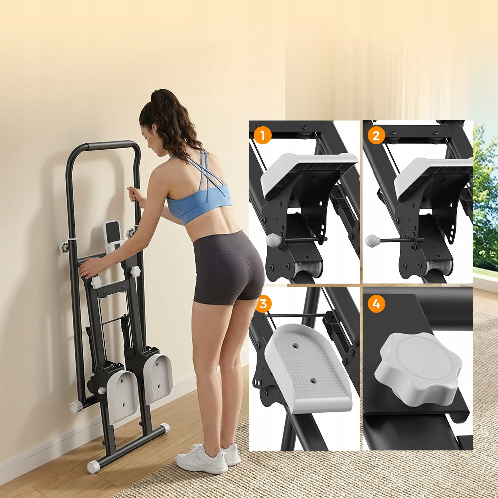 Stepper stair folding adjustable home training climber lcd 100KG Maximum user weight 100 kg