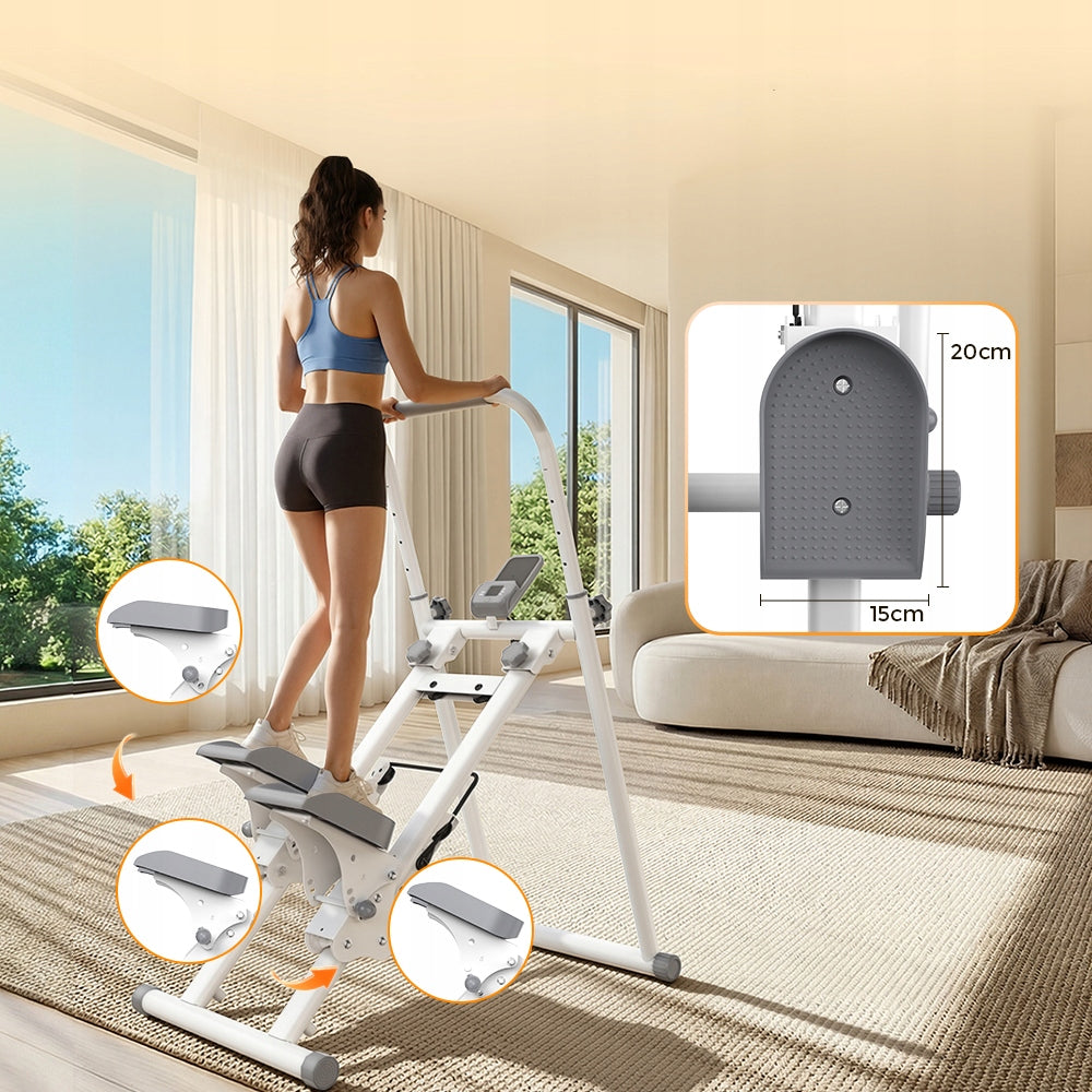 Steppers & Steppers Home Folding Stair Stepper Vertical Adjustable Quiet Brand KZYNTH