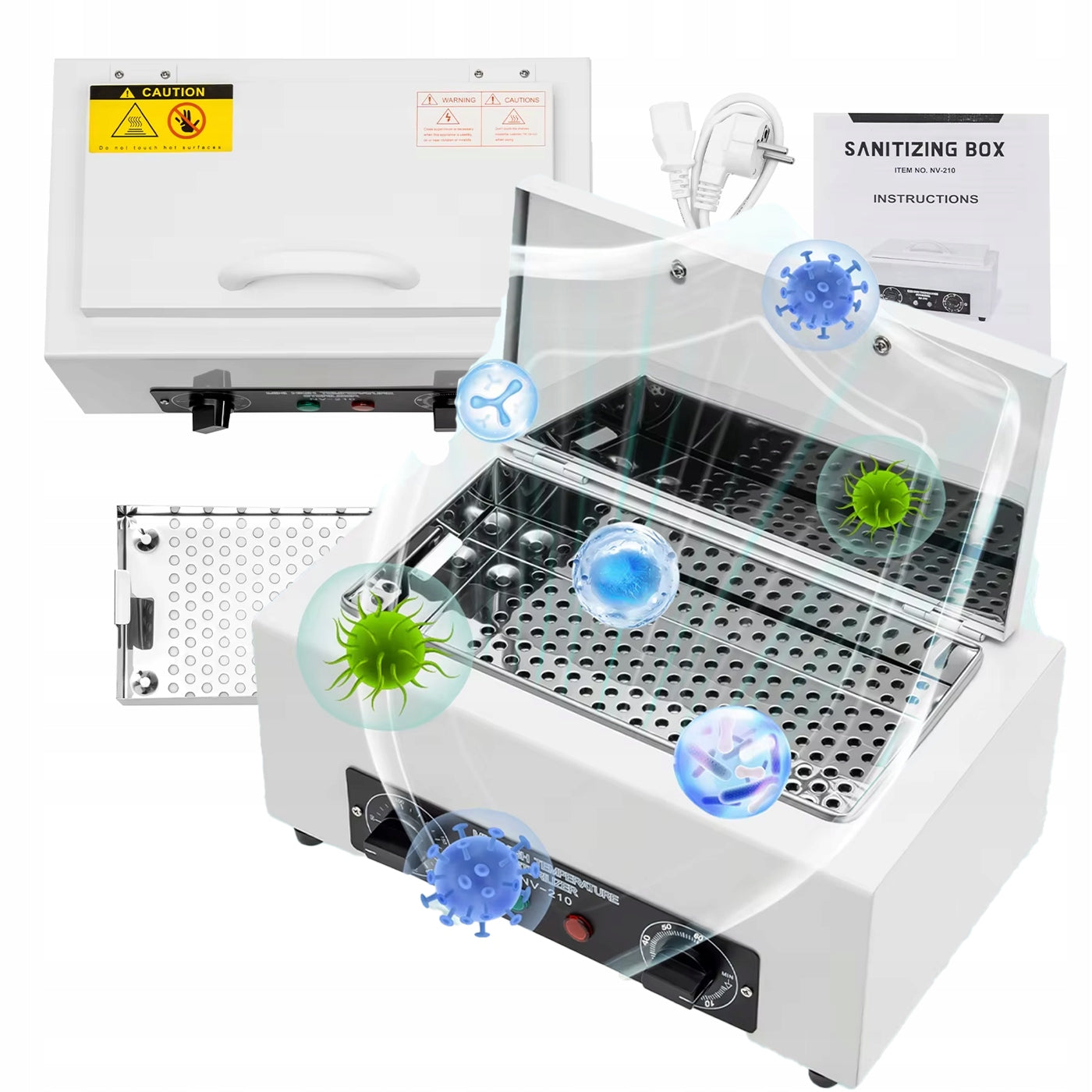Sterilizer High Temperature Dry 220°C Cosmetic Tools 2L