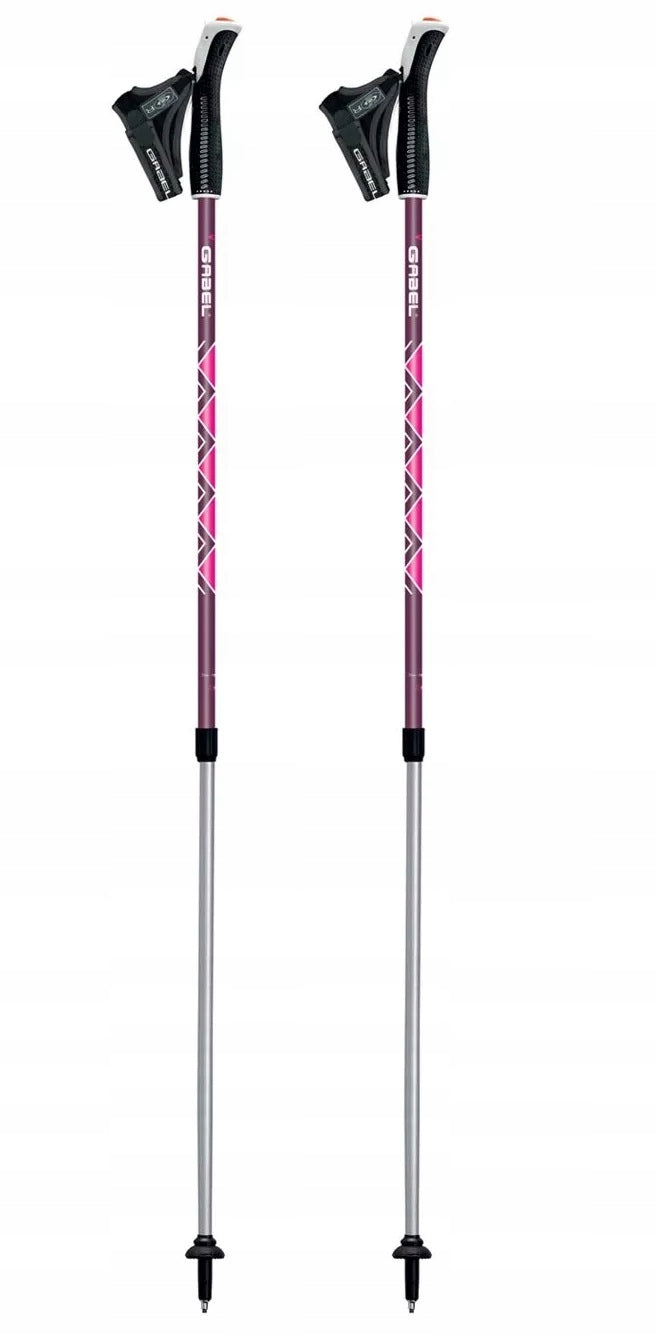 Sticks Gabel NORDIC WALKING RITMO fuxia pink Telescopic 77-130cm Color pink
