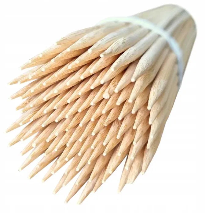 Sticks for twisted potatoes 40cm 5mm 100PCS Sharpened Toothpicks