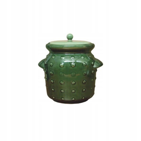 Stoneware Pot Green 2,5 L