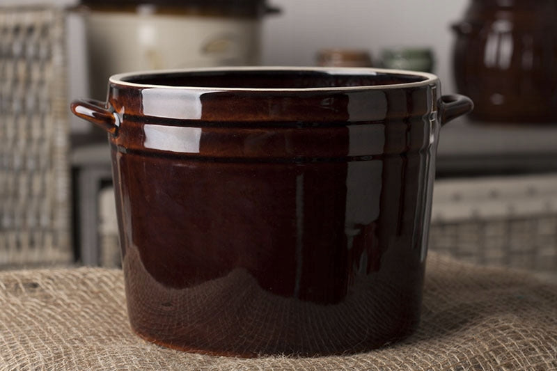 Stoneware Pot Krystynka Q19 2.5L for Lard, Pâté, Fermented Cucumbers Manufacturer code 5906651042879