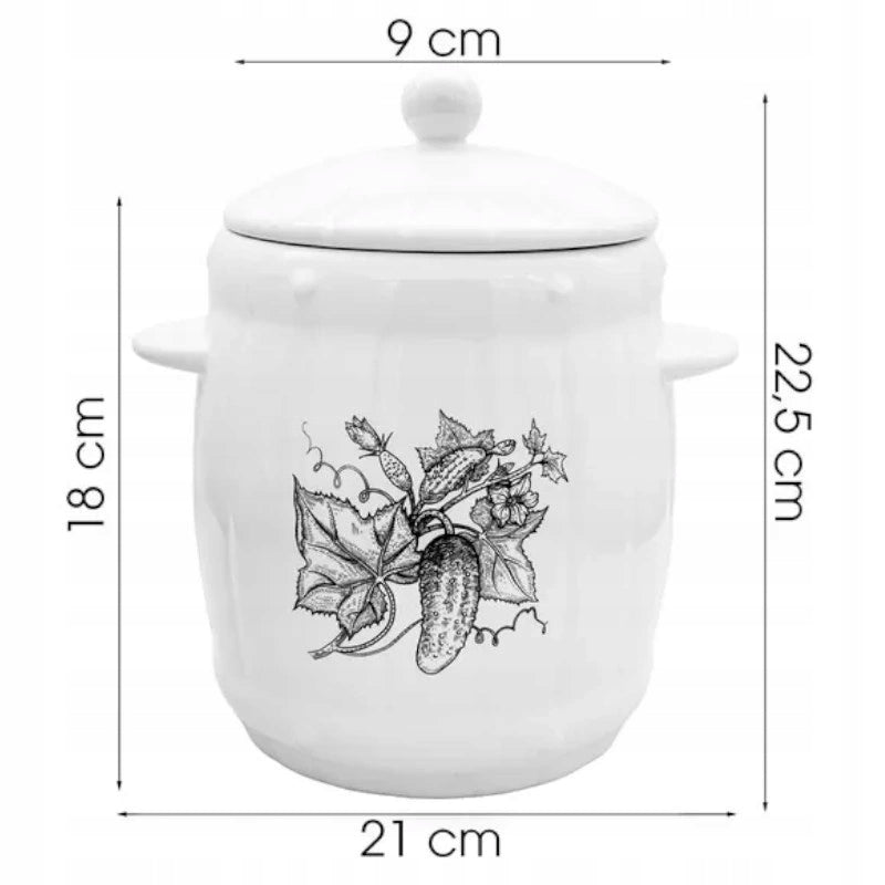 Stoneware barrel 3L hermetic stoneware Brand Bella Fiore