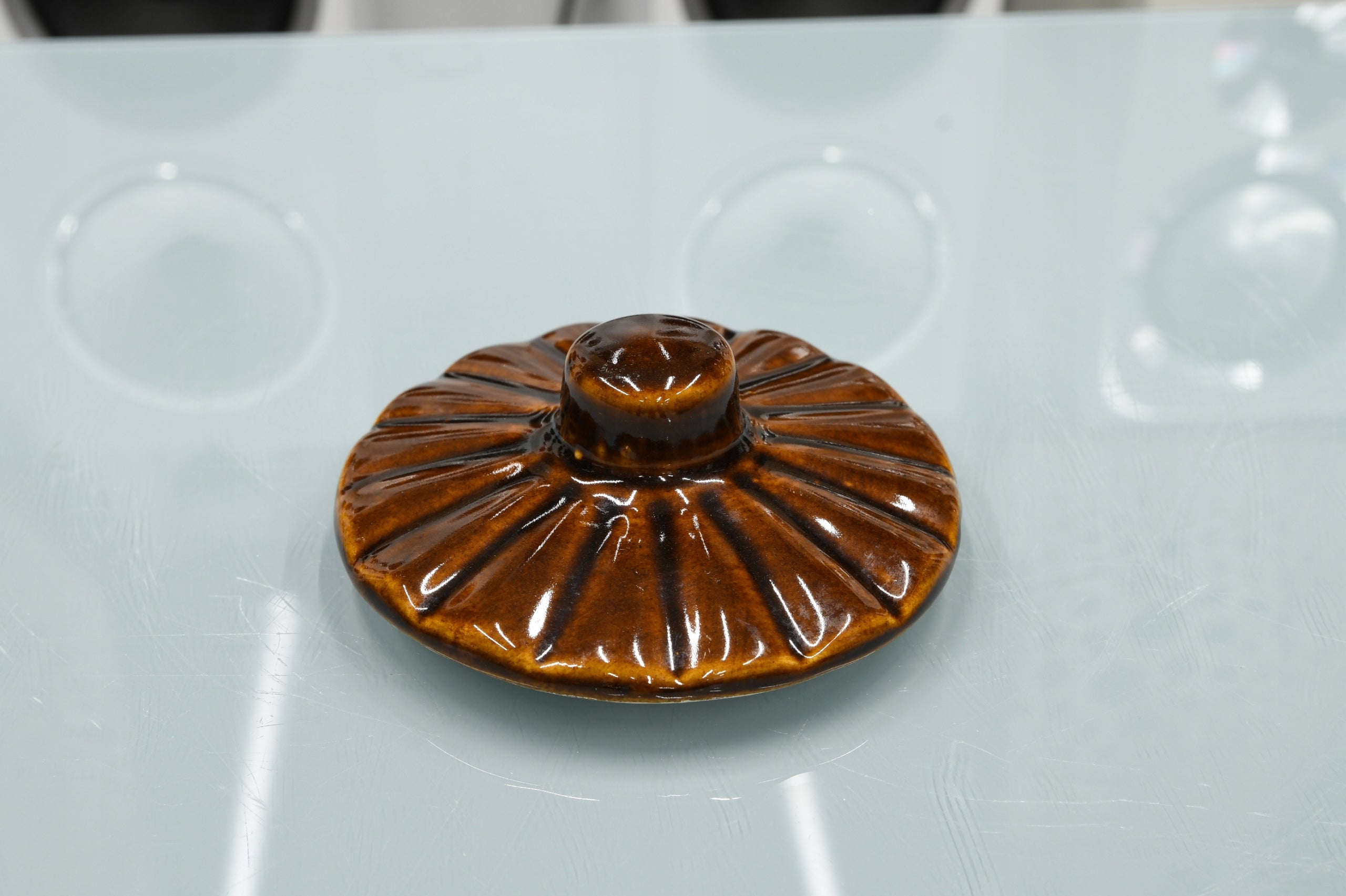 Stoneware lid 12 cm Krystynka for cucumber and cabbage barrel Brand Krystynka