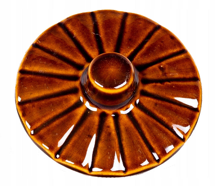 Stoneware lid 12 cm Krystynka for cucumber and cabbage barrel