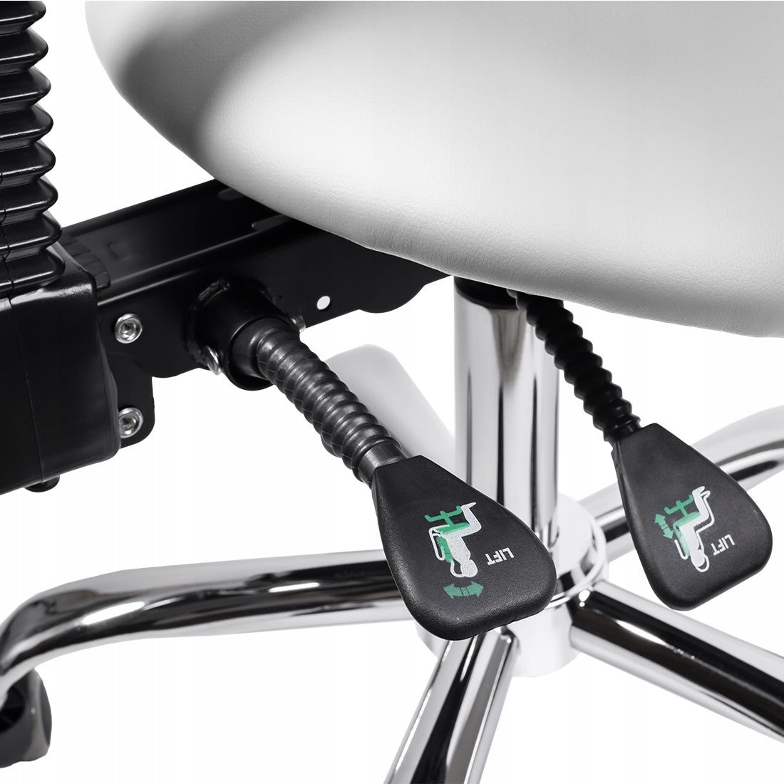Stool Chair Cosmetic Stool Spacetronik Saddle Hoker white ADJUSTMENT EAN (GTIN) 5903031059502