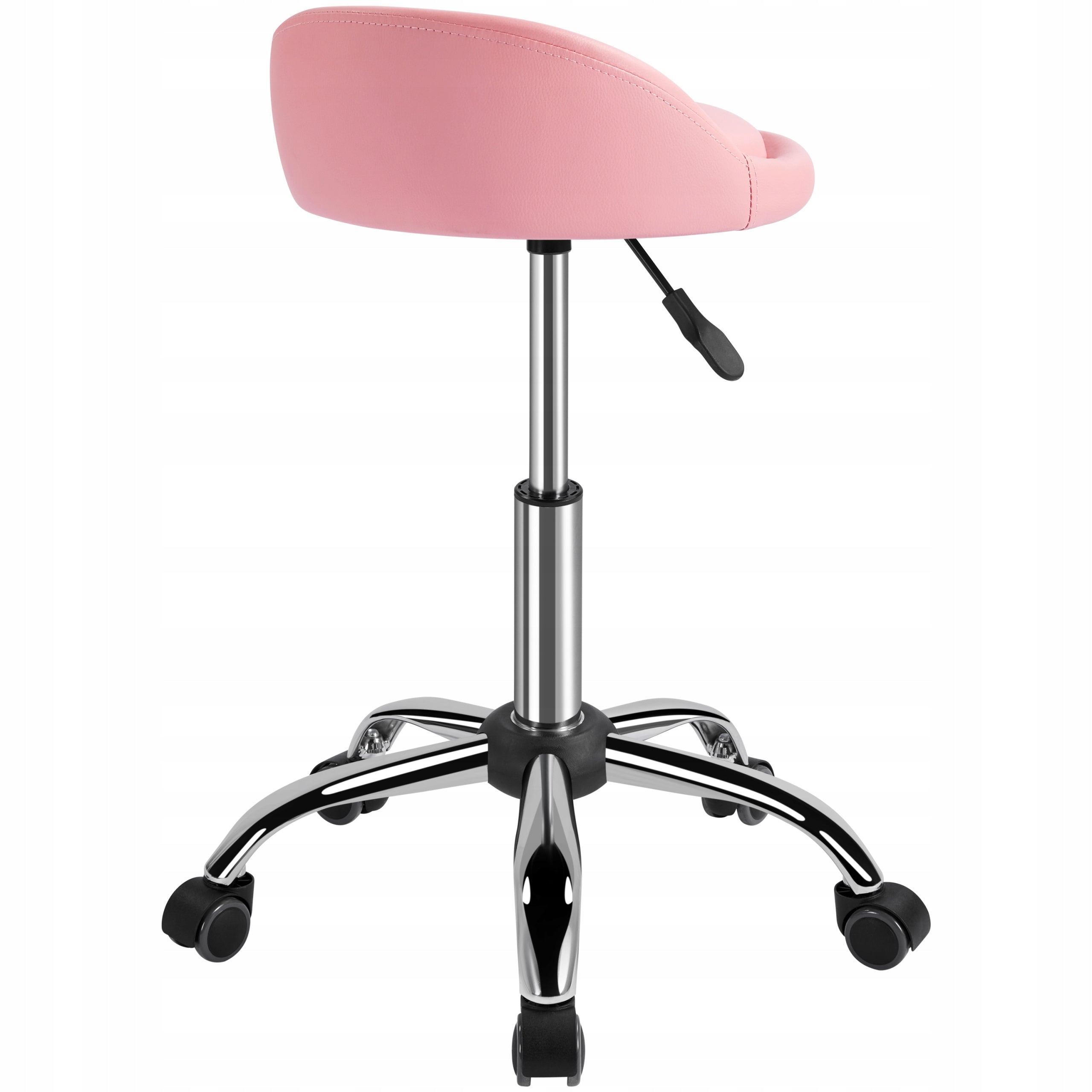 Stool for Living Room Dining Room Modern Rotating with Adjustment, Pink Packaging status original