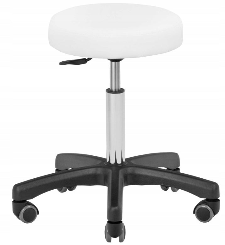 Stool on wheels swivel saddle for beauty salon A-1001 Outlet
