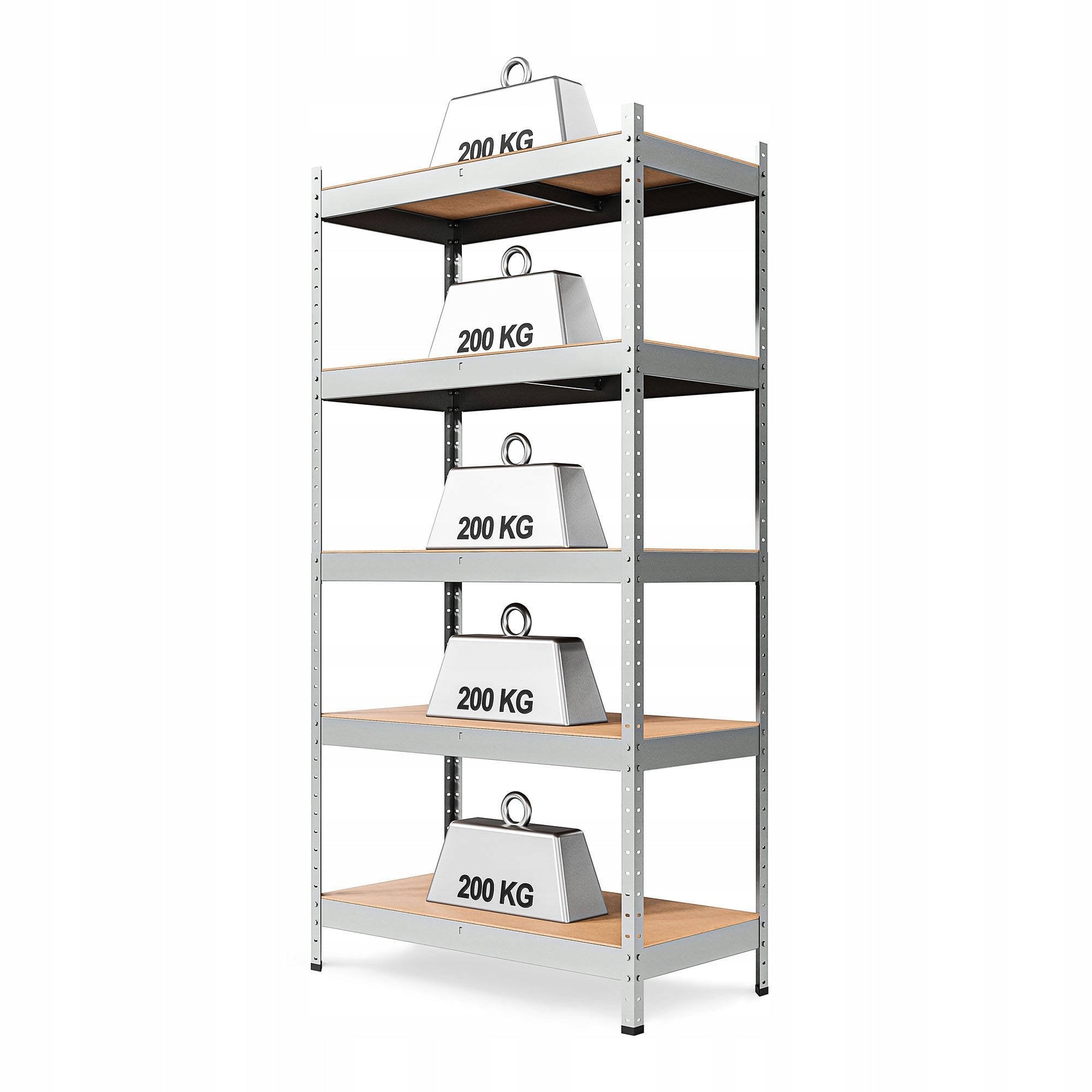 Storage rack Solid II 200x100x50 5P 1000 kg Product depth 50 cm