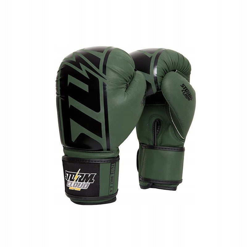 StormCloud BOLT Boxing Gloves 12 oz Super KHAKI