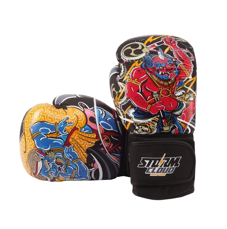 StormCloud Boxing Gloves Genuine Leather Boxing Pro Daisho FUJIN Weight of gloves 10 oz