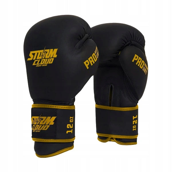 StormCloud Boxing Pro black/gold boxing gloves