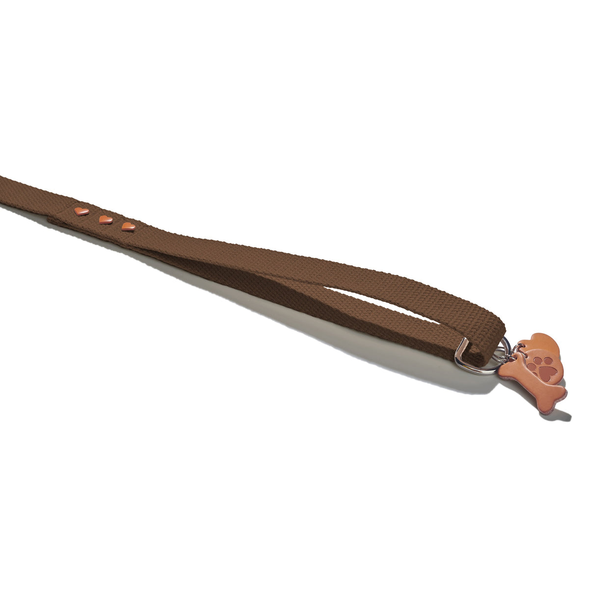 Straight leash for dog Chocolate brown John Dog Manifest 3 m wide 1,5 cm Packaging status original