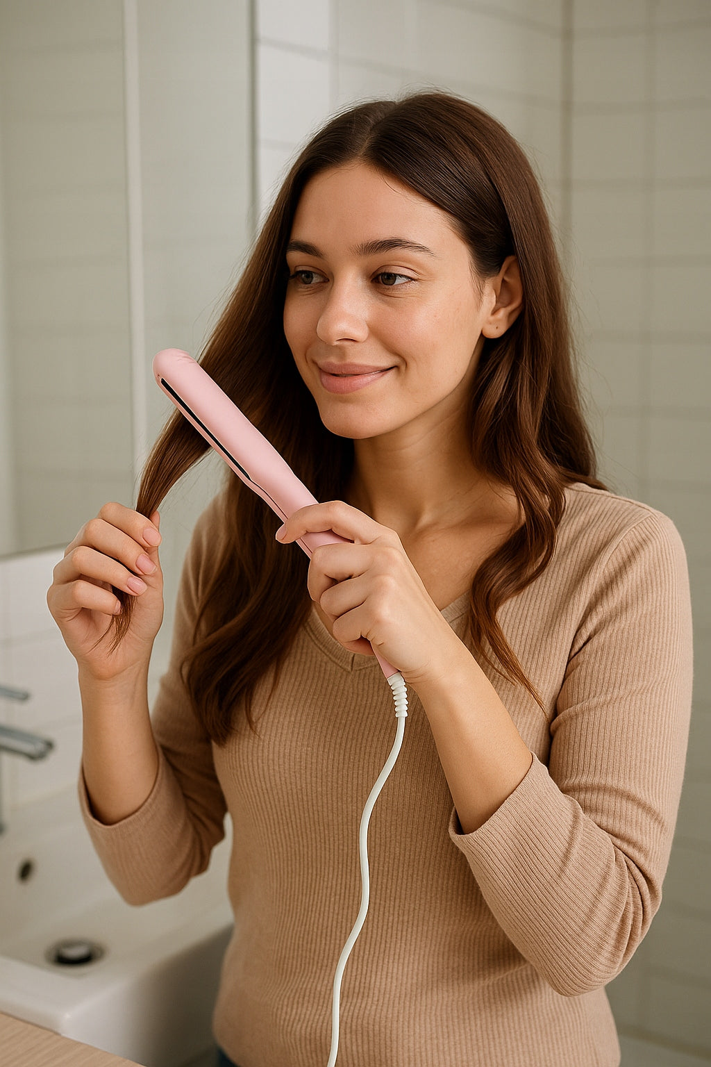 Straightener Philips NL9206AD-4 Mini compact ideal for travel Pink org Manufacturer code XSX
