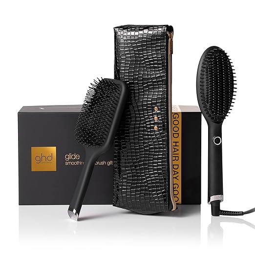 Straightening Brush ghd Glide Thermal Brush Ceramic Shiny Hair