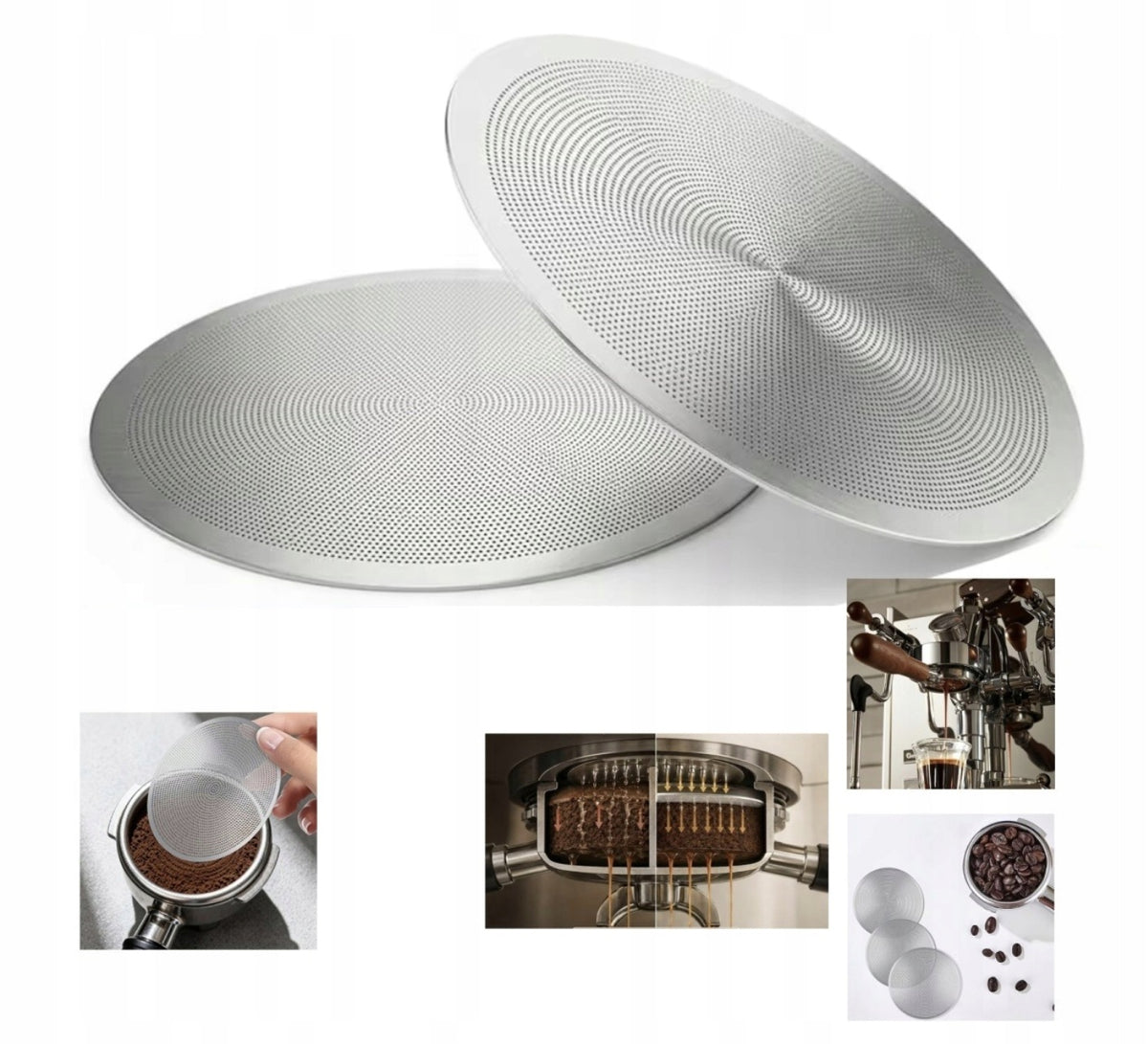 Strainer Filter for Express Flask 58 mm | Portafilter | Stainless Steel 304