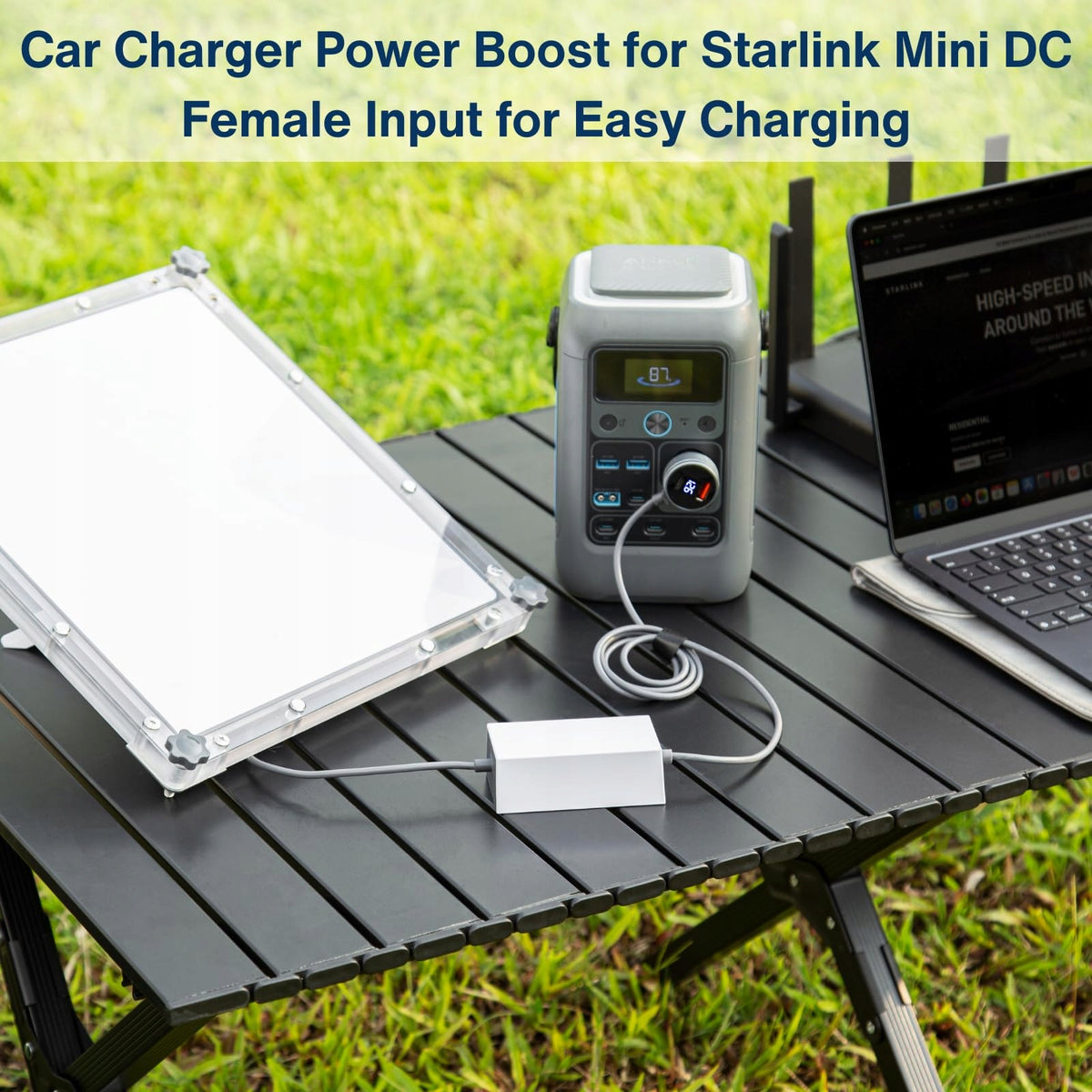 StrategyGear 60W DC Adapter for Starlink Mini 33W Cigarette Lighter Packaging status original