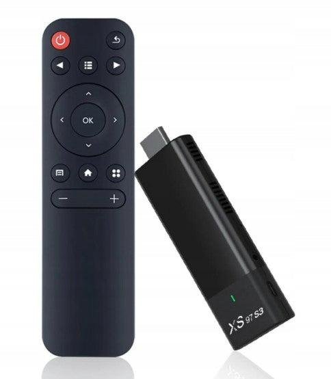 Streaming Stick 4K HDR-enabled media player with remote control