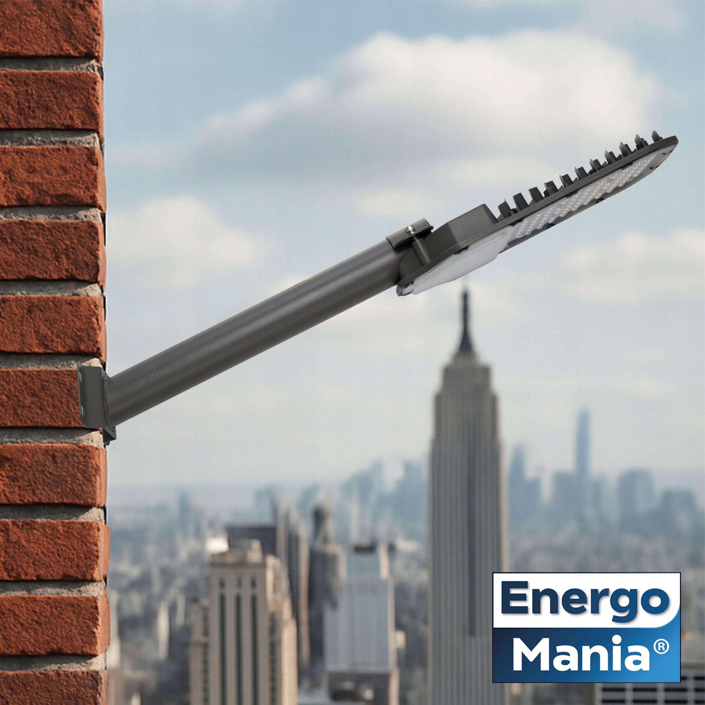 Street lamp boom pole wall mount StreetGrip ⌀60mm 48cm black Manufacturer code StreetGrip ⌀60mm 48cm czarny