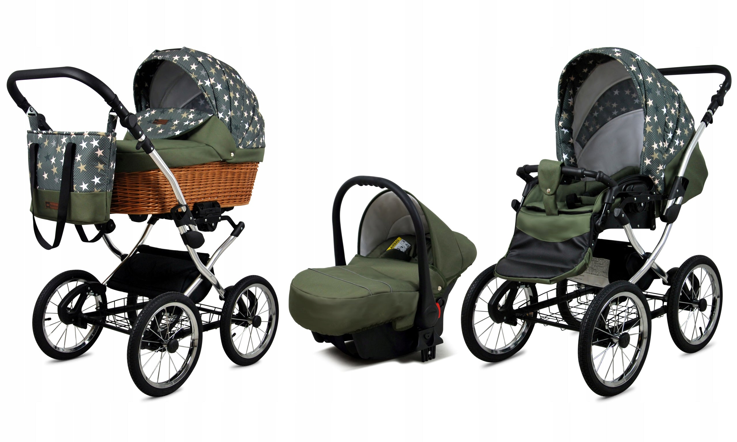 Stroller 3in1 BabyLux CLASSIC EXCLUSIVE stroller gondola car seat Manufacturer code 5904905113573
