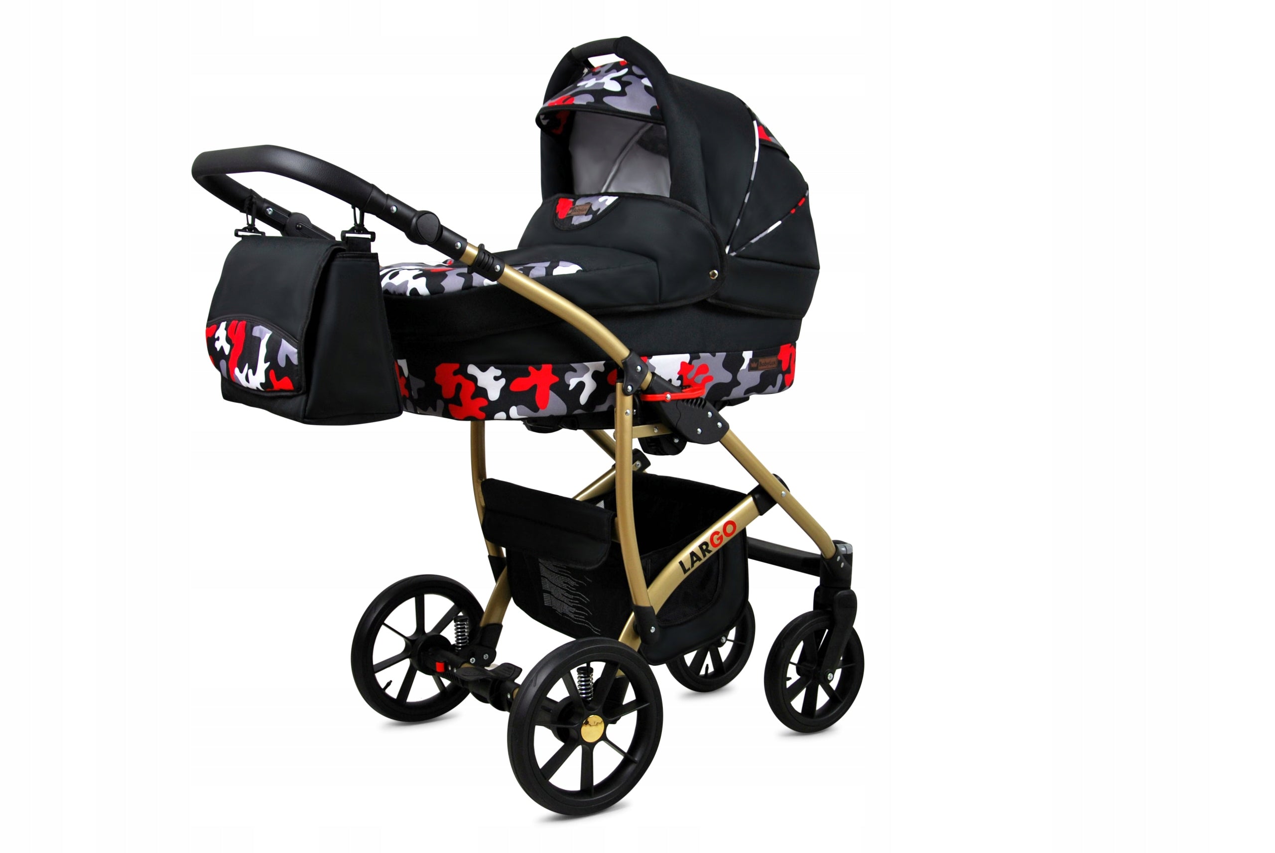 Stroller 3in1 BabyLux LARGO ALU stroller gondola car seat light Brand BabyLux