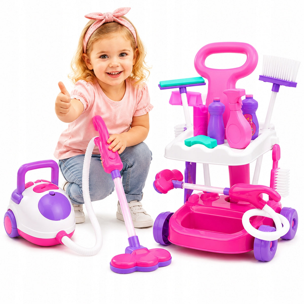 Stroller Cleaning Kit with VACUUM CLEANER Kids Sounds Accessories
