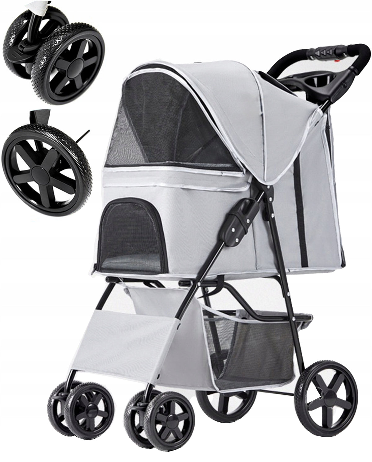 Stroller Folding Cat Dog Stroller Transporter Stroller 15 Kg XL Brand Fazoo