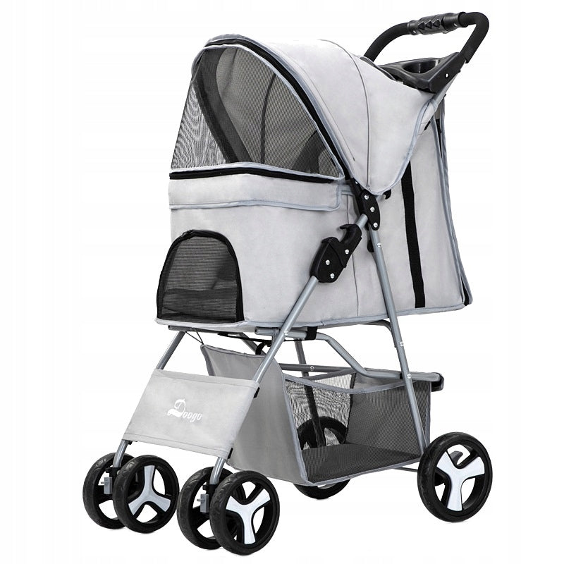 Stroller Folding Cat Dog Stroller Transporter Stroller 15 Kg XL