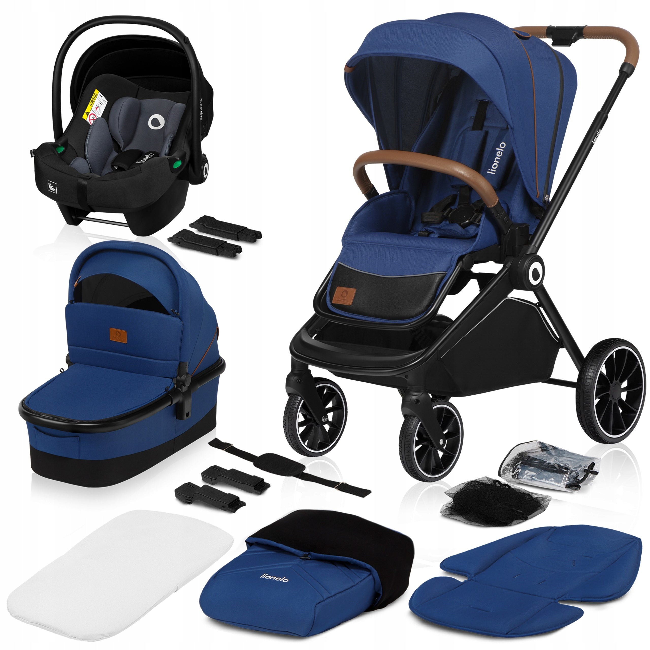 Stroller Gondola Multifunctional Seat 3in1 Folding Lionelo MIKA