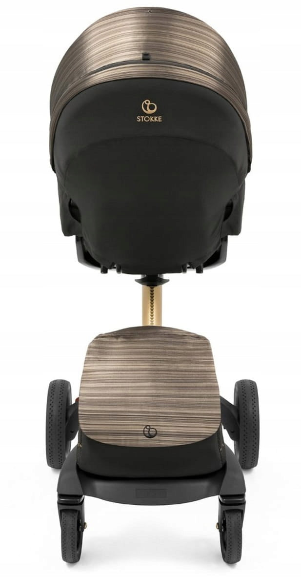 Stroller Stokke Xplory X Gold Black Premium gold frame Manufacturer code 7040355714071
