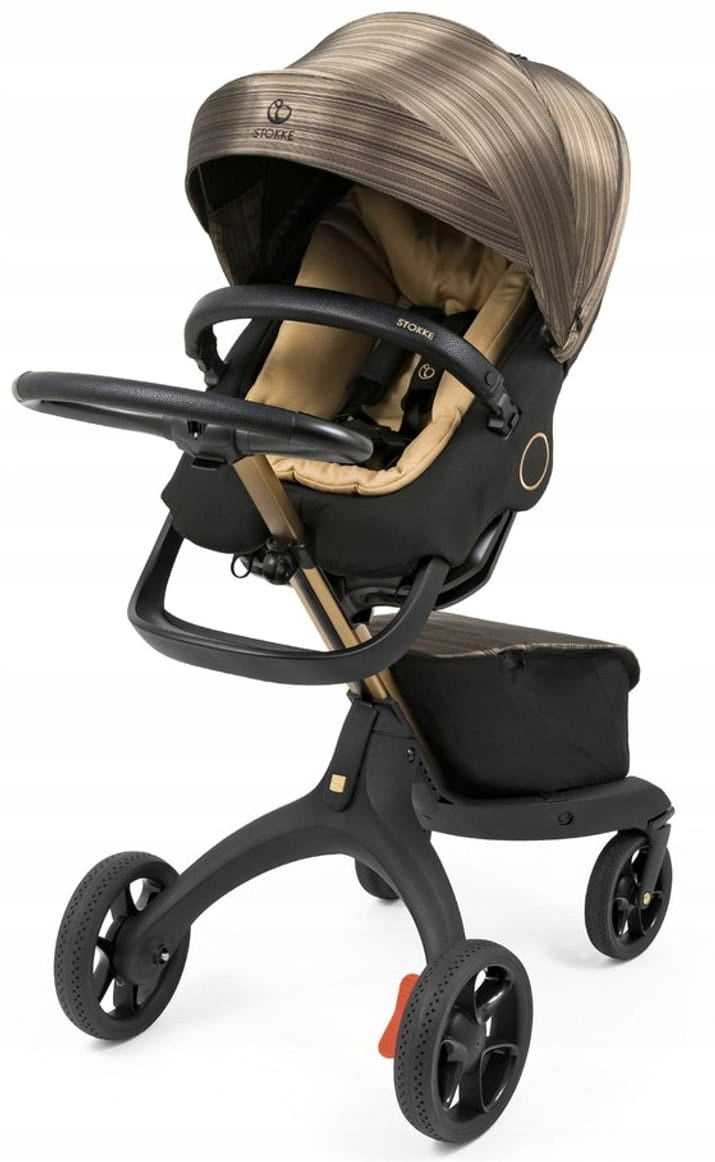 Stroller Stokke Xplory X Gold Black Premium gold frame Packaging status original