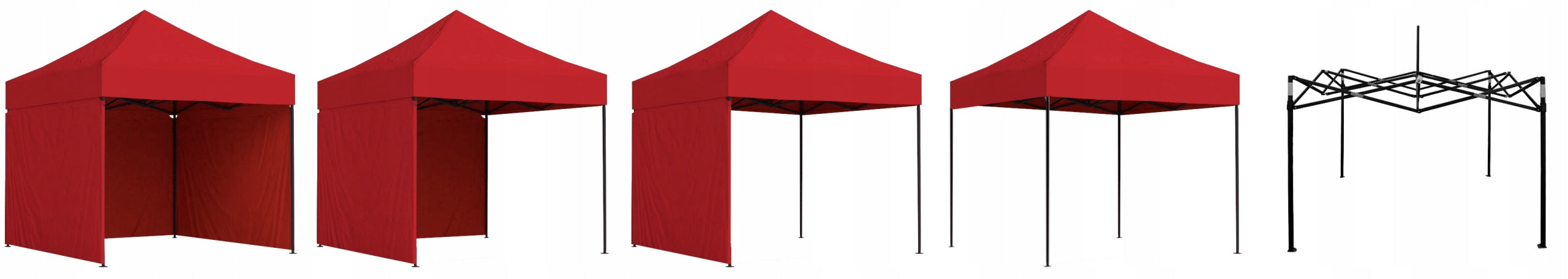 Strong Commercial Tent Garden Pavilion Party Express 2x2m Red Packaging status original