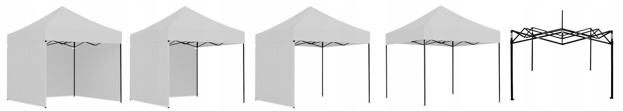 Strong Commercial Tent Garden Pavilion Party Express 2x2m White Packaging status original