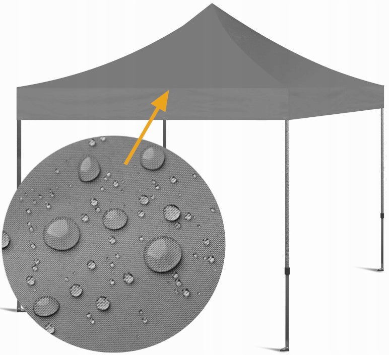 Strong Commercial Tent Garden Pavilion Party Express 3x3m Grey Manufacturer code S4-3X3-SZARY