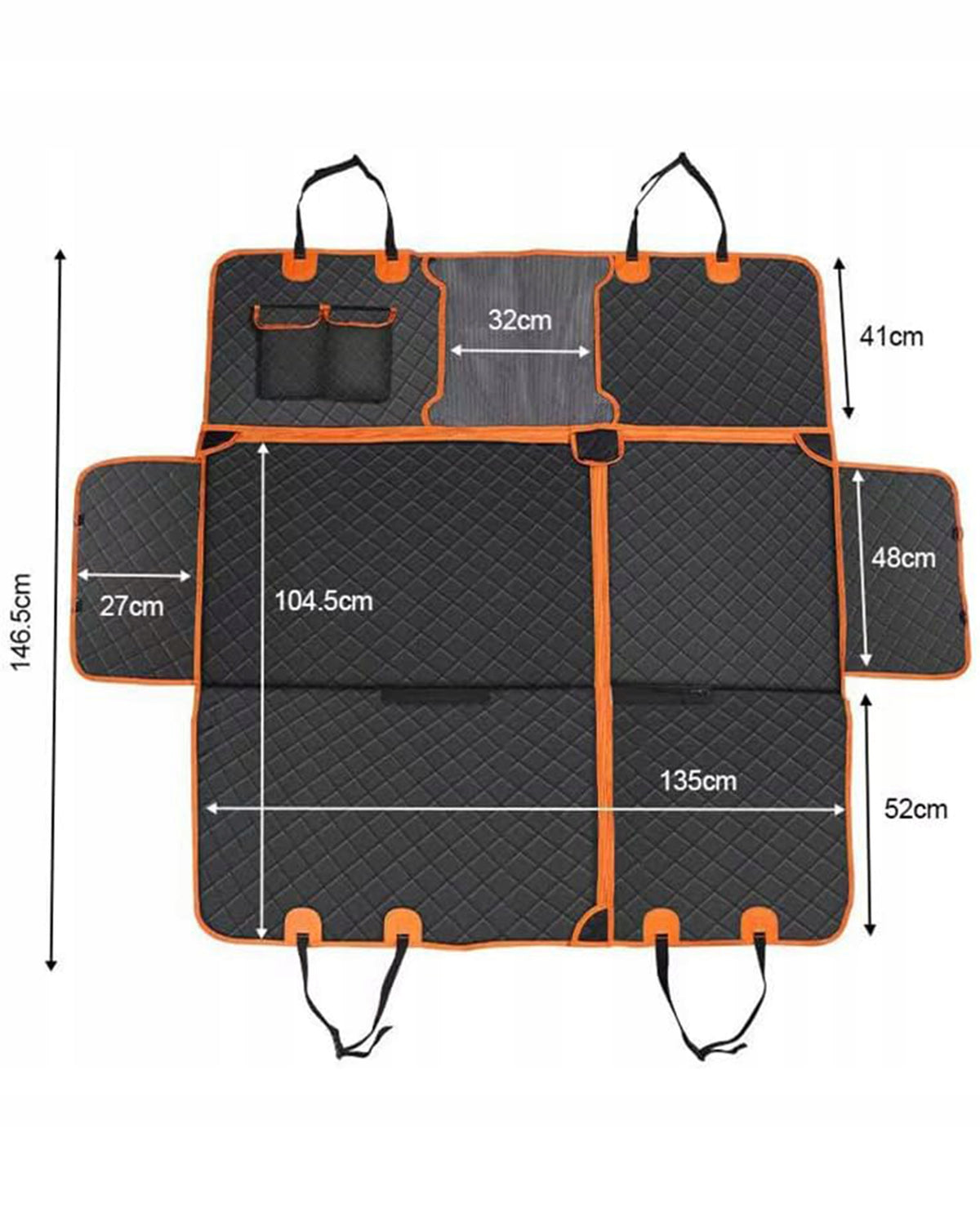Strong Cover Quilted Dog Mat Waterproof Car Seat 135cm Manufacturer code Mata Ochronna Auta dla Psa Kota Mocna Gruba