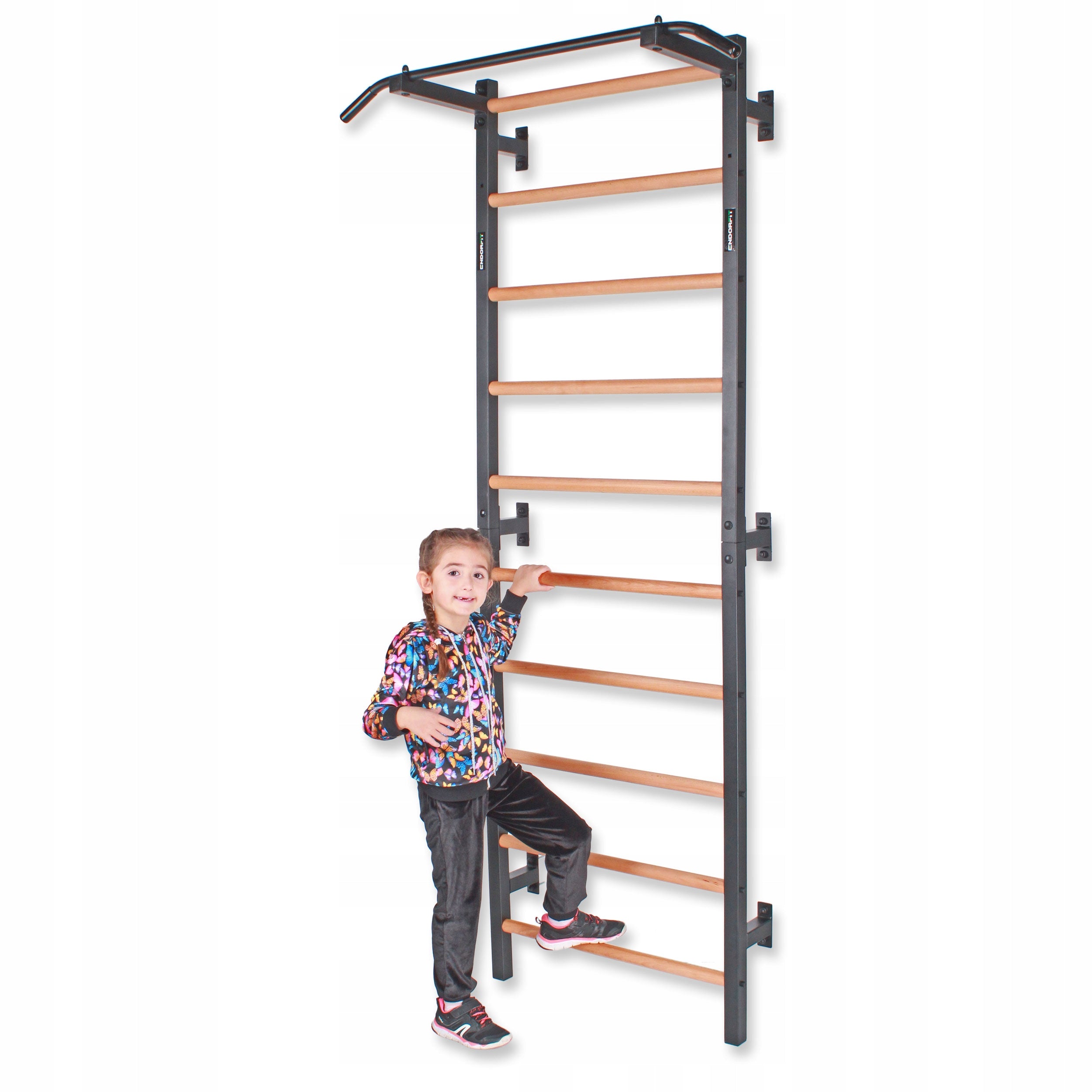 Strong GYMNASTIC LADDER + wood-metal BAR