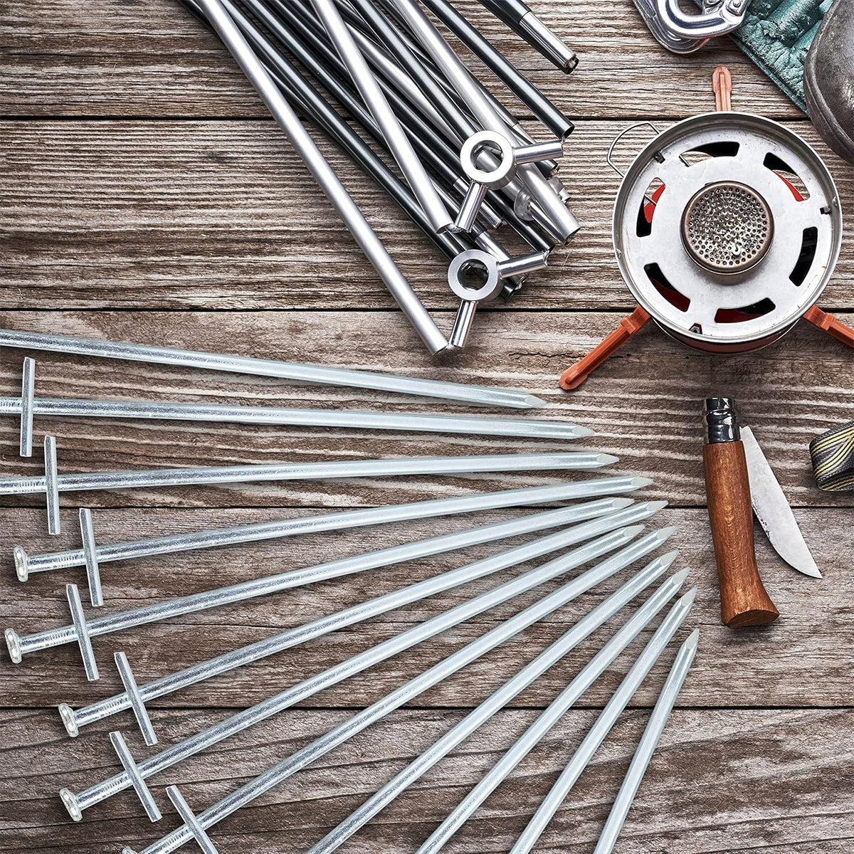 Strong TENT HERRINGS STEEL Tent Pins 23cm 30pcs Manufacturer code 6900333750556