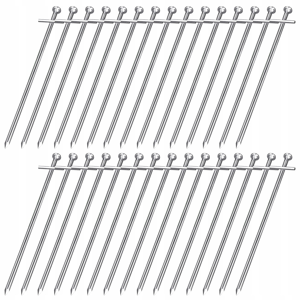 Strong TENT HERRINGS STEEL Tent Pins 23cm 30pcs Packaging status original