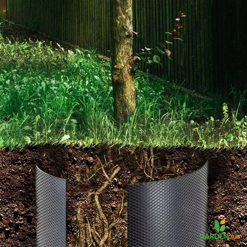 Strong barrier against roots 0,6 x 3 m Screen Anti-root limiter Length 300 cm