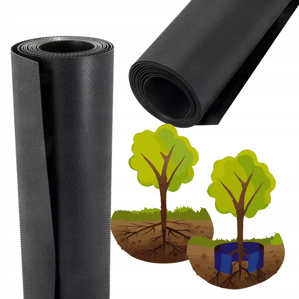 Strong barrier against roots 0,6 x 3 m Screen Anti-root limiter