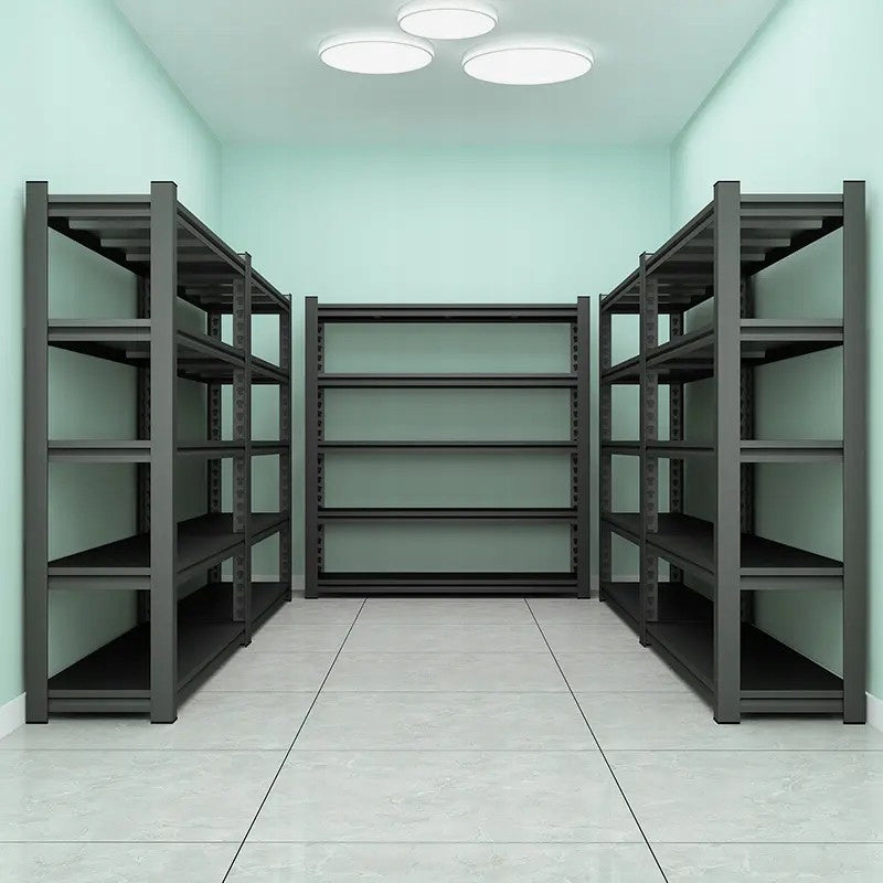 Strong metal shelving unit 183 x 92,5 x 45,5 cm BLACK Mercury GARAGE WORKSHOP