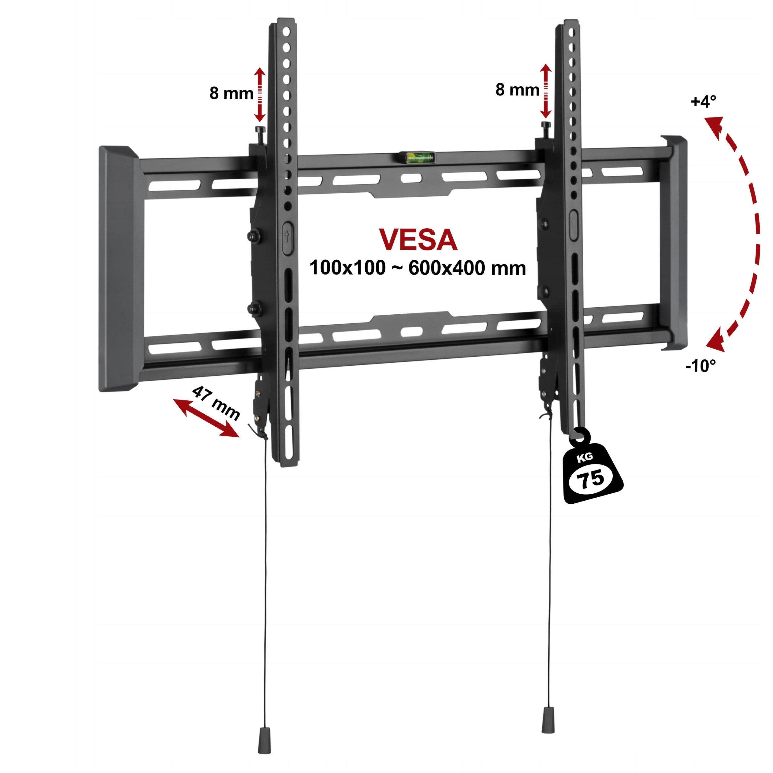 Sturdy TV Mount TV Hanger 37-80 Inches FN75T Packaging status original