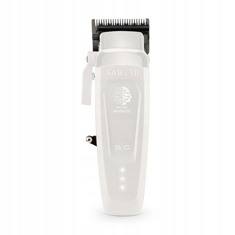 StyleCraft Saber II hair clipper white wireless