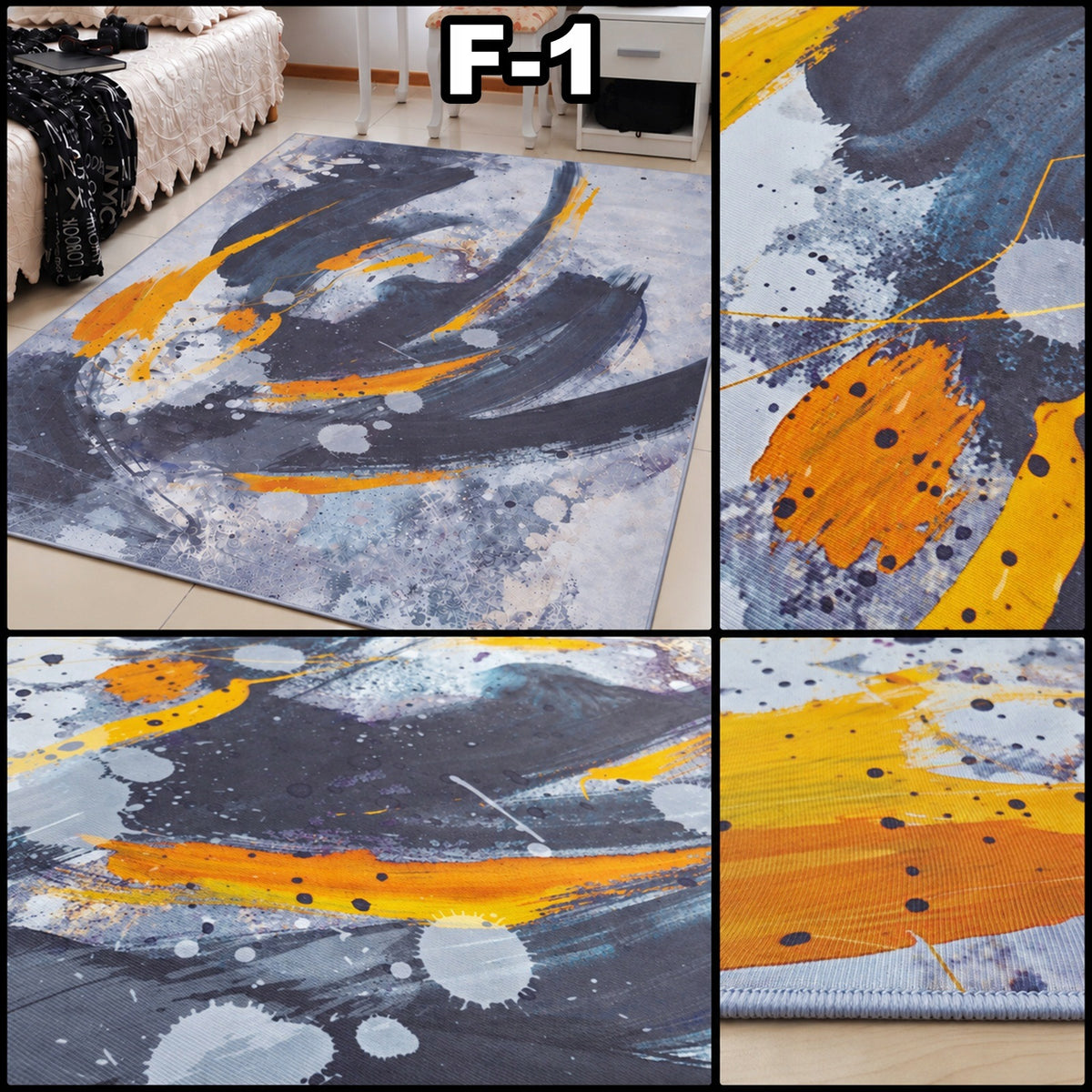 Stylish Carpet Fancy 200x300 Anti-slip Artdeco for room Various Designs! Brand no brand